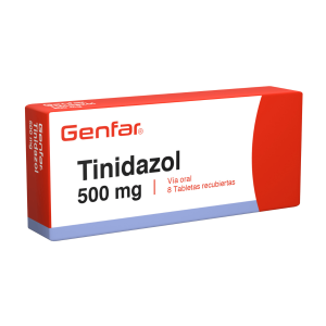 Tinidazol 500 mg Tableta Recubierta Genfar