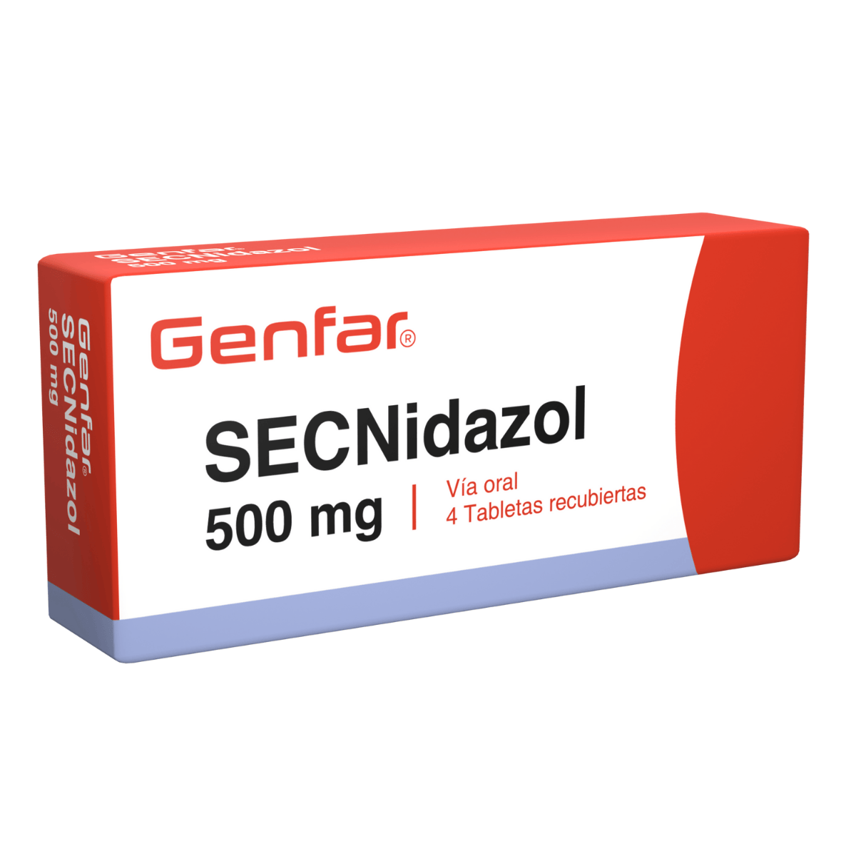 Secnidazol 500 Mg Tableta Recubierta Genfar
