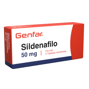Sildenafil 50 Mg Tableta Recubierta Genfar