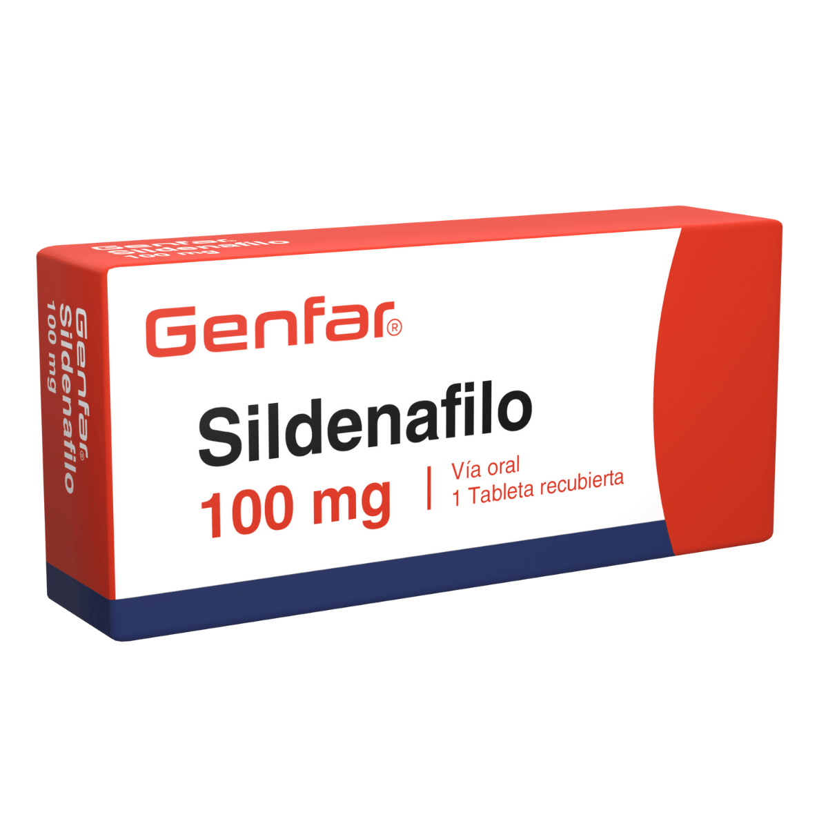 Sildenafil 100 Mg Tableta Recubierta Genfar