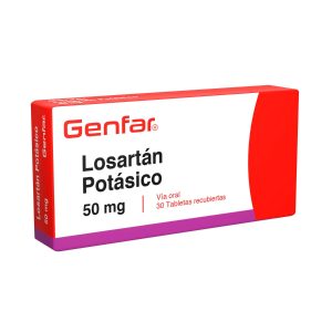 Losartan 50 Mg Tableta Recubierta Genfar