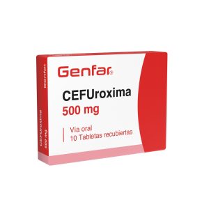Cefuroxima 500mg Tableta Recubierta Genfar