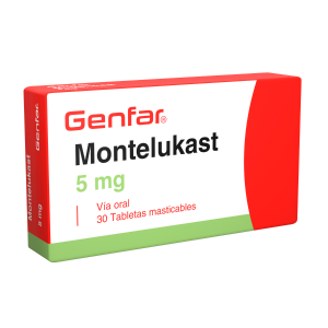 Montelukast 5 mg Tableta Masticable Genfar
