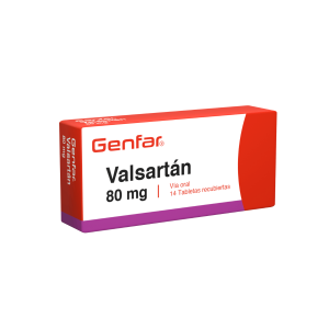 Valsartan 80mg Tableta Recubierta