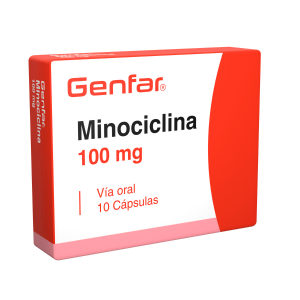 Minociclina 100 mg Cápsula Dura Genfar