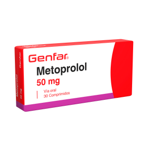 Metoprolol 50mg Comprimido Genfar