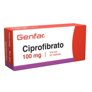 Ciprofibrato 100 mg Tableta Genfar