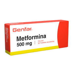 Metformina 500 Mg Tableta Genfar