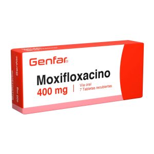 Moxifloxacino 400 mg Tableta Recubierta Genfar