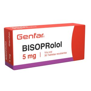 Bisoprolol 5 Mg Tableta Recubierta Genfar