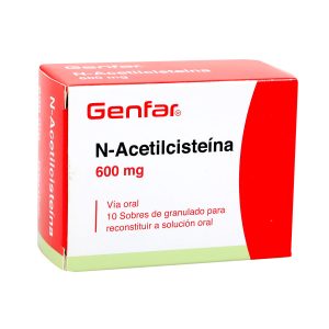 N-Acetilcisteína 600mg granulado para Solución oral GEF