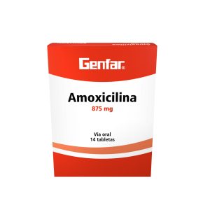 Amoxicilina 875mg Tableta GEF