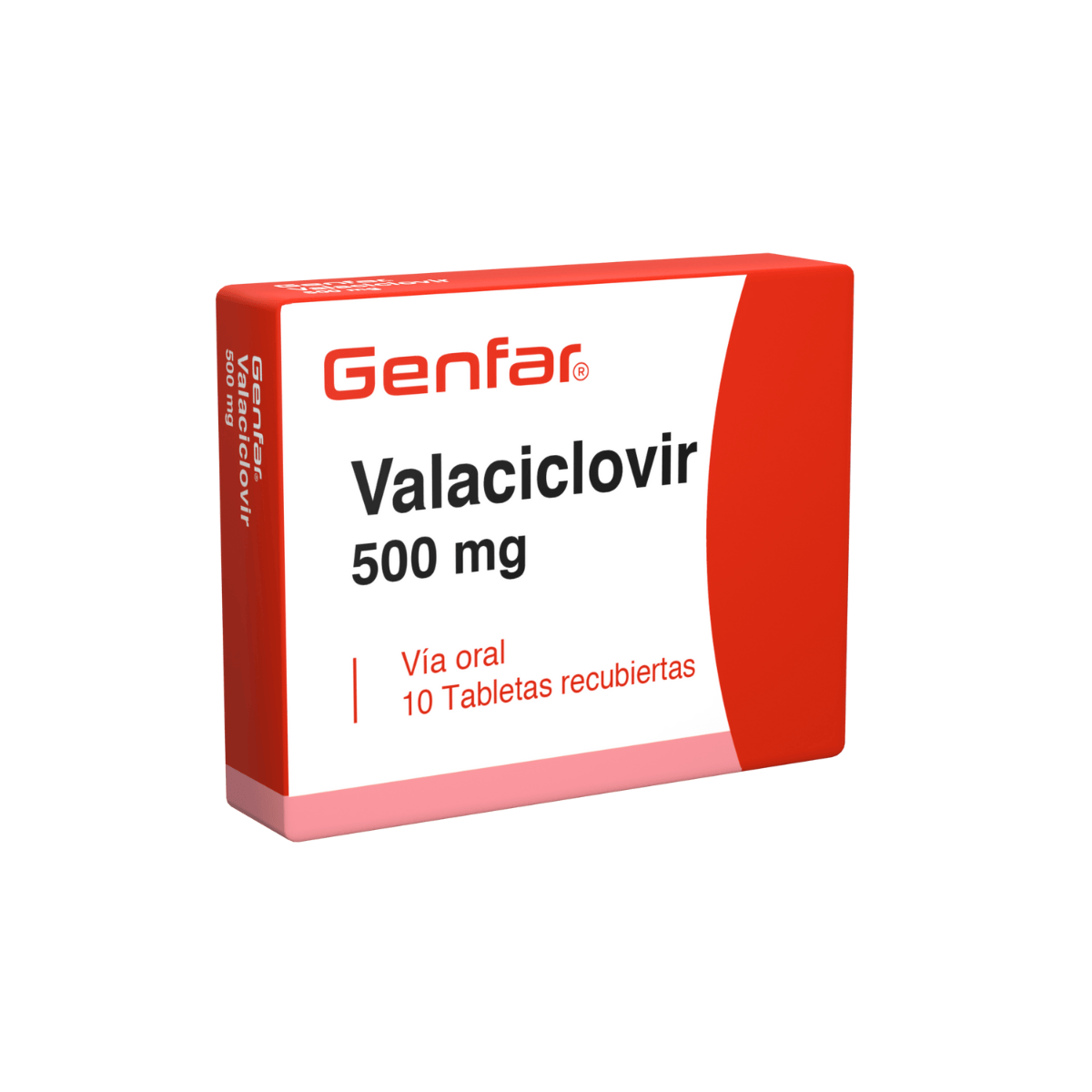 VALACICLOVIR 500MG TABLETA RECUBIERTA GENFAR