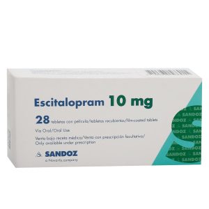 Escitalopram 10 Mg Tableta Recubierta