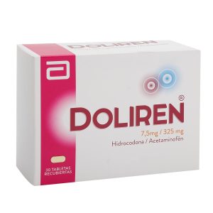 Doliren 325 Mg/7.5 Mg Tableta Recubierta