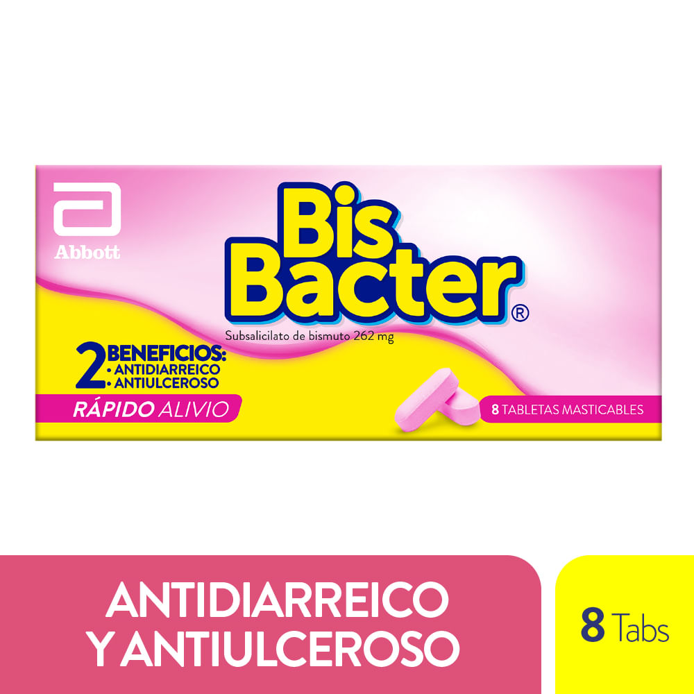 Bisbacter 262 mg Tableta Masticable
