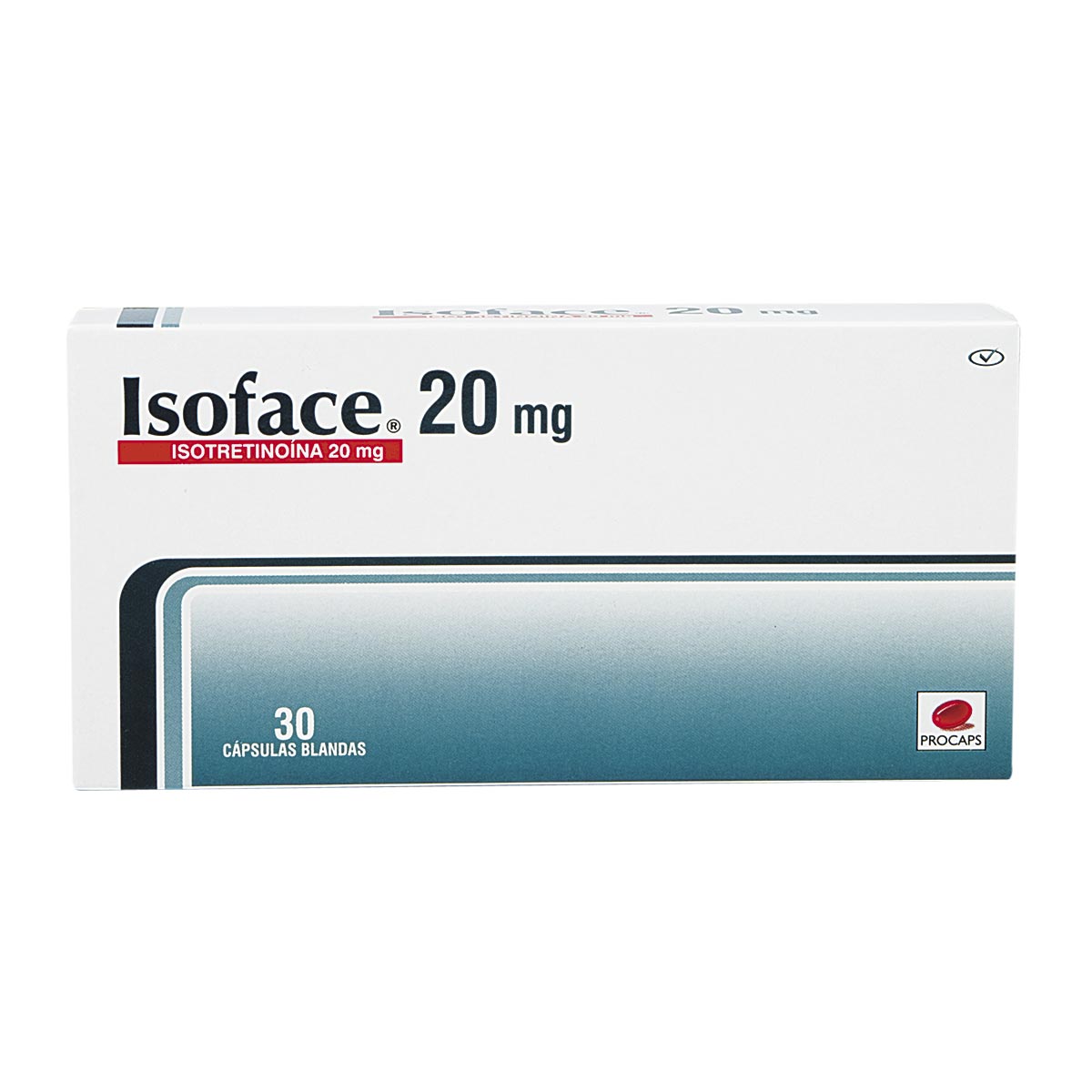 Isoface 20 mg Cápsula Blanda