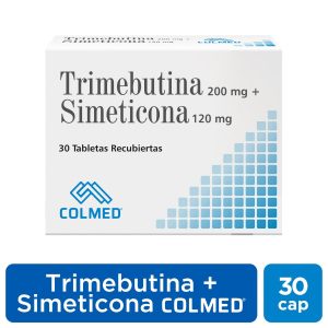Trimebutina 200 mg + Simeticona 120 mg Tableta Recubierta Procaps