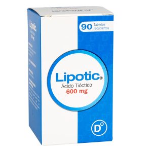 Lipotic 600 Mg Tableta Recubierta