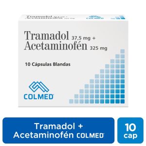 Tramadol 37.5mg + Acetaminofen 325mg Cápsula Blanda Procaps