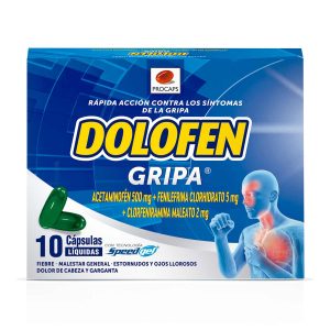 Dolofen Gripa 500mg/5mg/2mg Cápsula Blanda