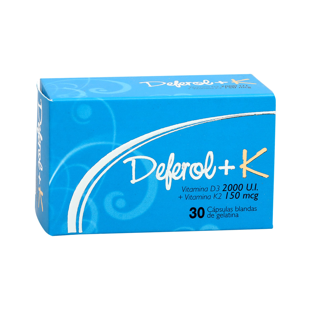 DEFEROL+K 2000UI/150MCG CAPSULA DE GELATINA BLANCA