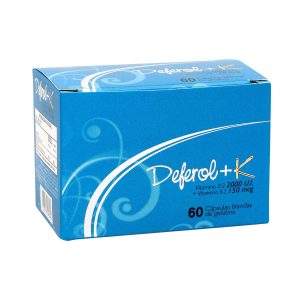 DEFEROL+K 2000UI/150MCG CAPSULA DE GELATINA BLANCA