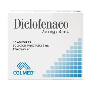 Diclofenaco 75 mg / 3ml Solución Inyectable