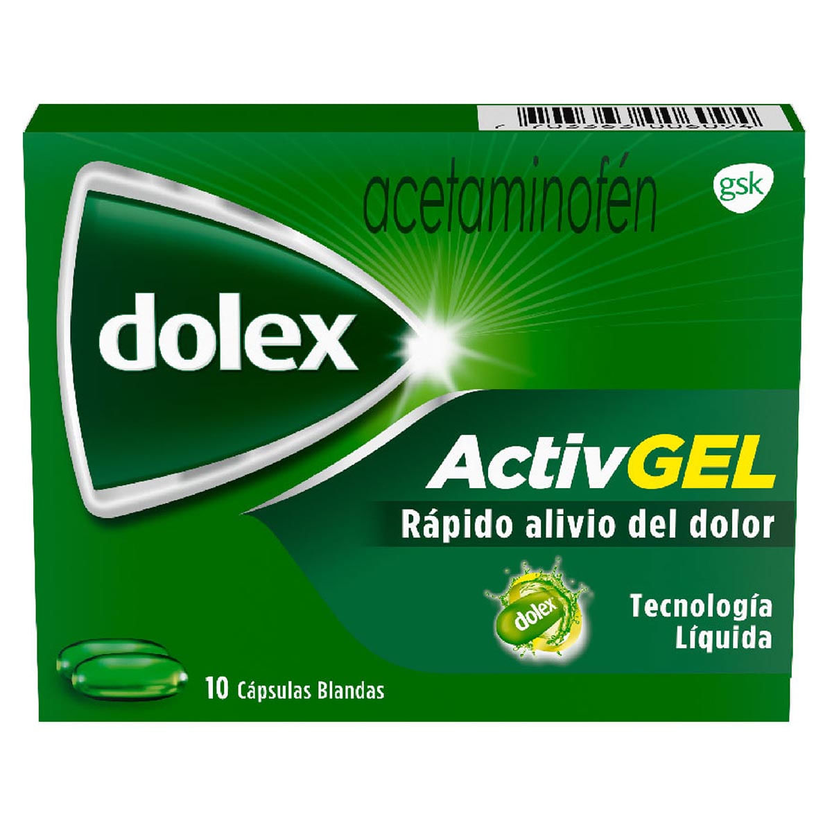 Dolex Activgel 500mg Cápsula De Gelatina Blanda
