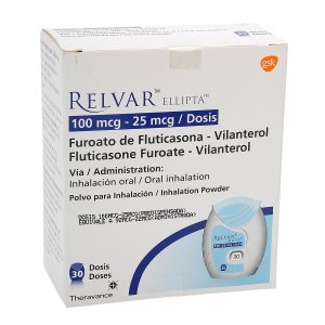 Relvar Ellipta 100 Mch/25 Mcg Polvo Para Inhalacion