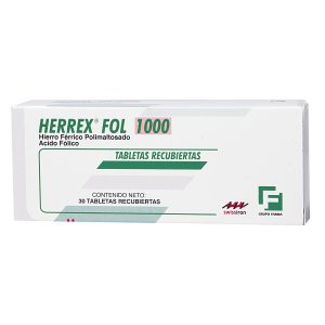 Herrex Fol 1000 Mg Tableta Recubierta