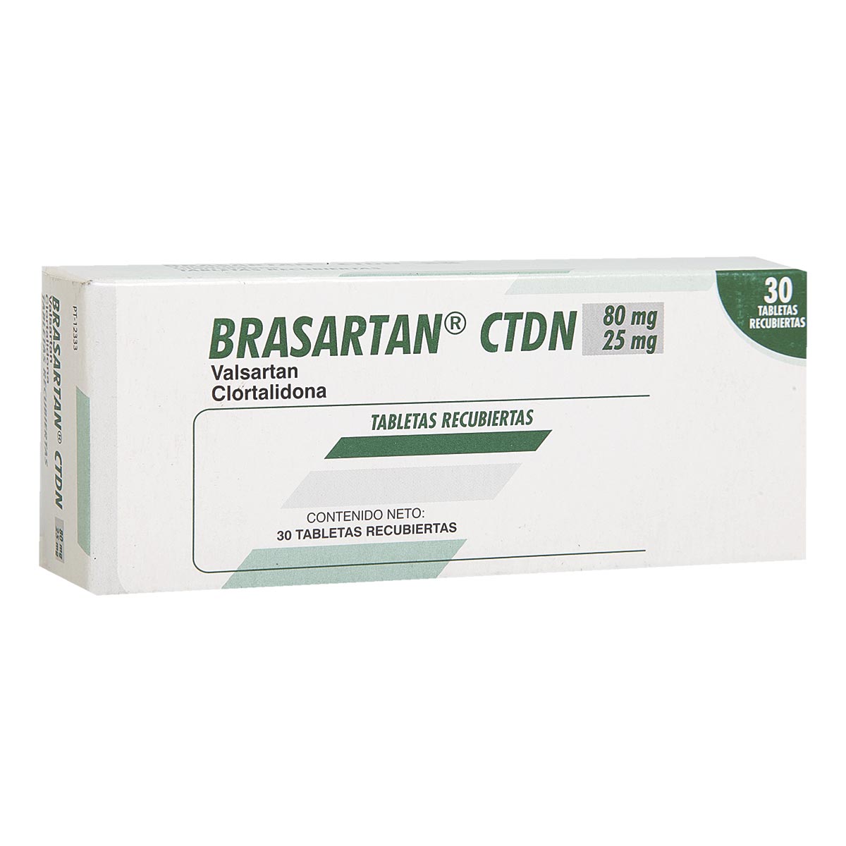 Brasartan Ctdn 80 Mg/25 Mg Tableta Recubierta