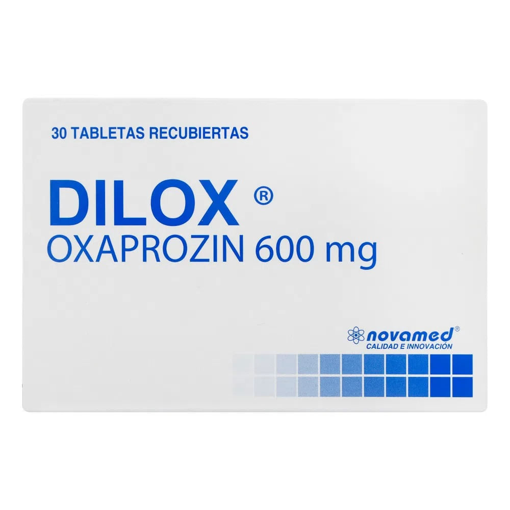 DILOX 600MG TABLETA RECUBIERTA