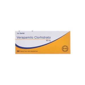 Verapamilo 80 Mg Tableta Recubierta La Sante