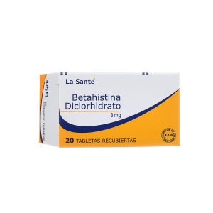 Betahistina Diclorhidrato 8mg Tableta Recubierta La Santé