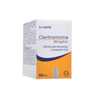 Claritromicina 250 Mg/5 Mg Polvo Para Suspensión La Sante