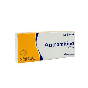 Azitromicina 500mg Tableta Recubierta La Santé