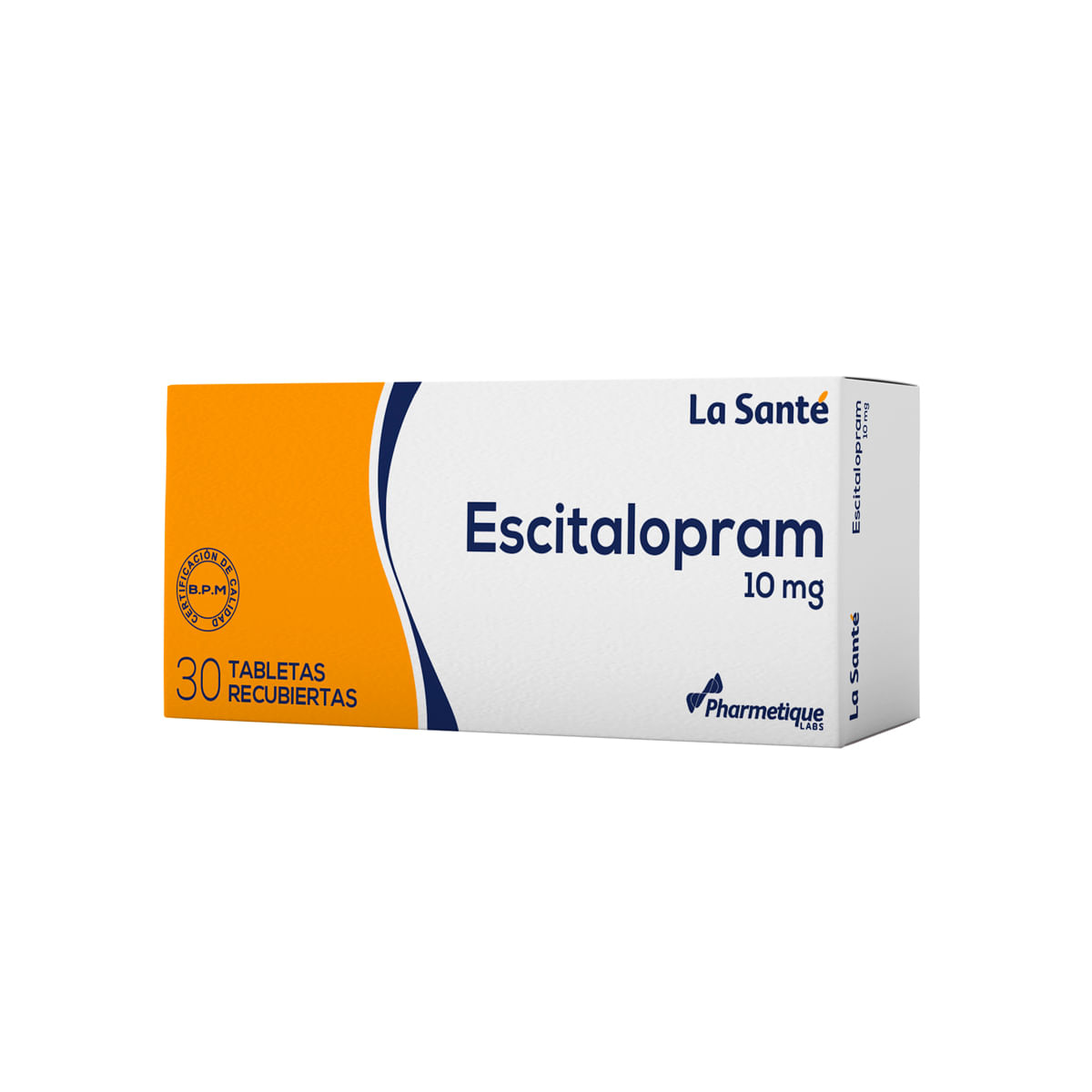 Escitalopram 10mg Tableta Recubierta La Santé