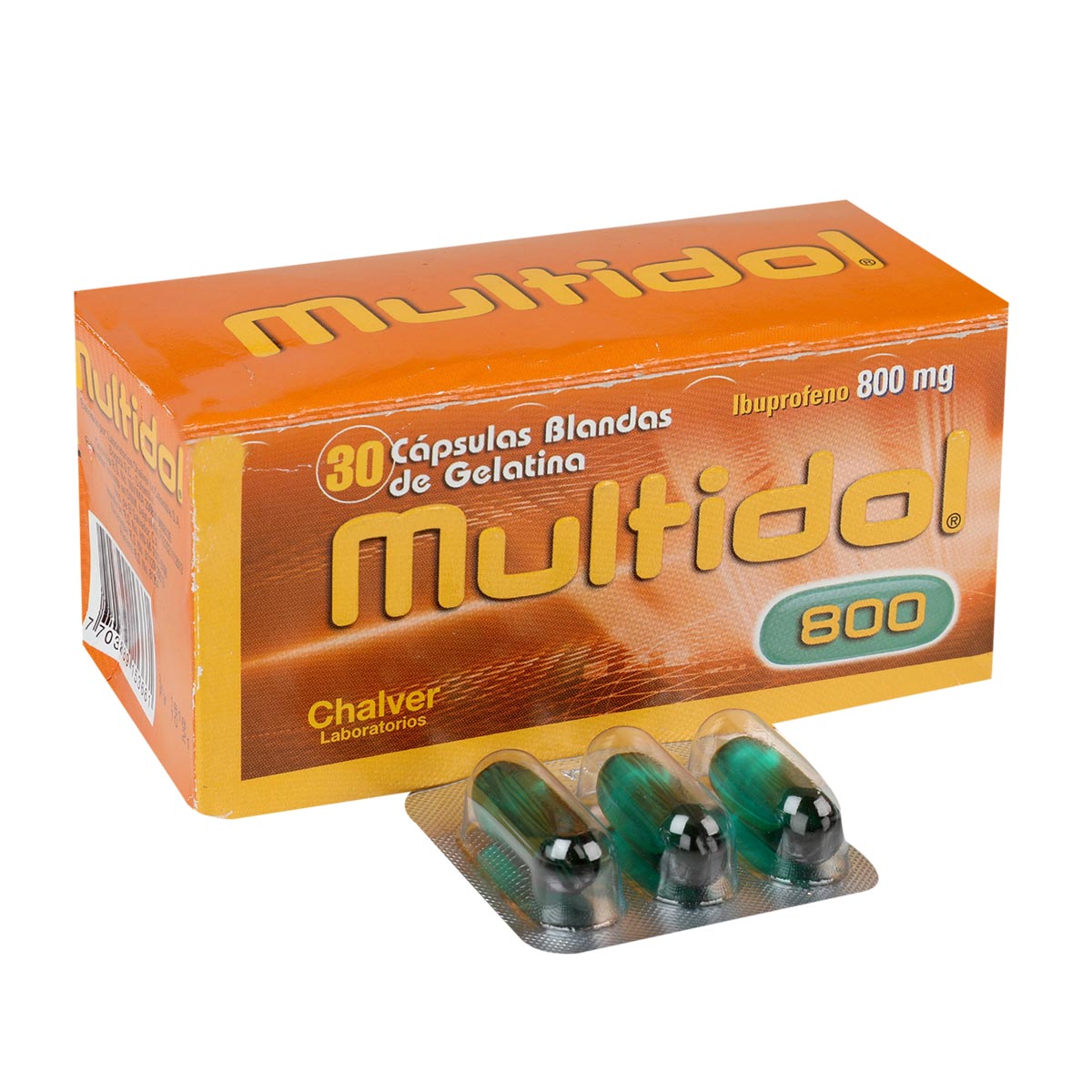 Multidol 800 mg Cápsula Blanda