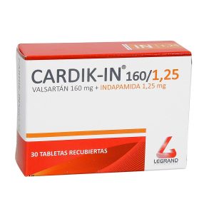 Cardik In 160 Mg/1.25 Mg Tableta Recubierta