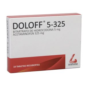 Doloff 325 Mg/5 Mg Tableta Recubierta