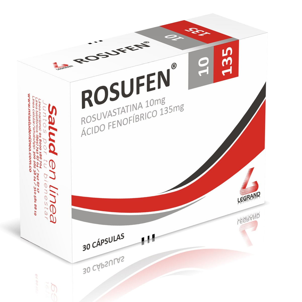Rosufen 10mg /135mg Capsula Dura