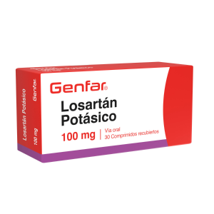 Losartan 100 Mg Comprimido Recubierto Genfar