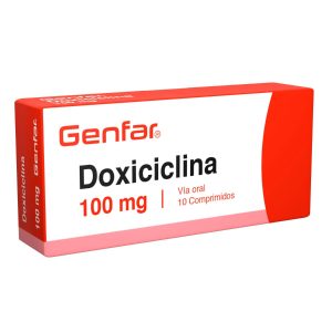 Doxiciclina 100 Mg Tableta Recubierta Genfar