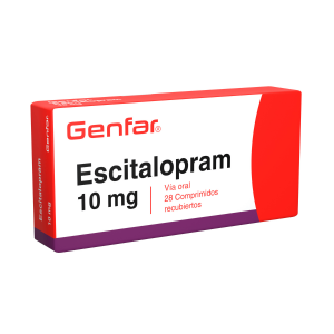 Escitalopram 10 Mg Tableta Recubierta Genfar
