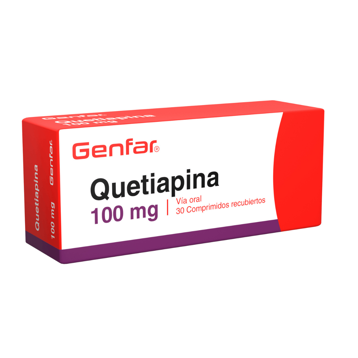 Quetiapina 100 Mg Tableta Recubierta Genfar