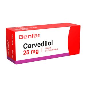 Carvedilol 25 mg Tableta Genfar