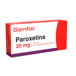 Paroxetina 20 Mg Tableta Recubierta Genfar