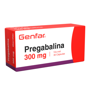 Pregabalina 300 mg Cápsula Dura Genfar