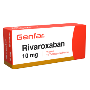 Rivaroxaban 10mg Tableta Recubierta Gef